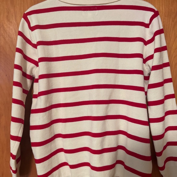 EllandEmm - Striped Red and White Cardigan - Picture 4 of 6